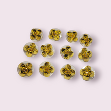 Load image into Gallery viewer, 12pc GOLD SPIKED 1 INCH BROOCH PINS
