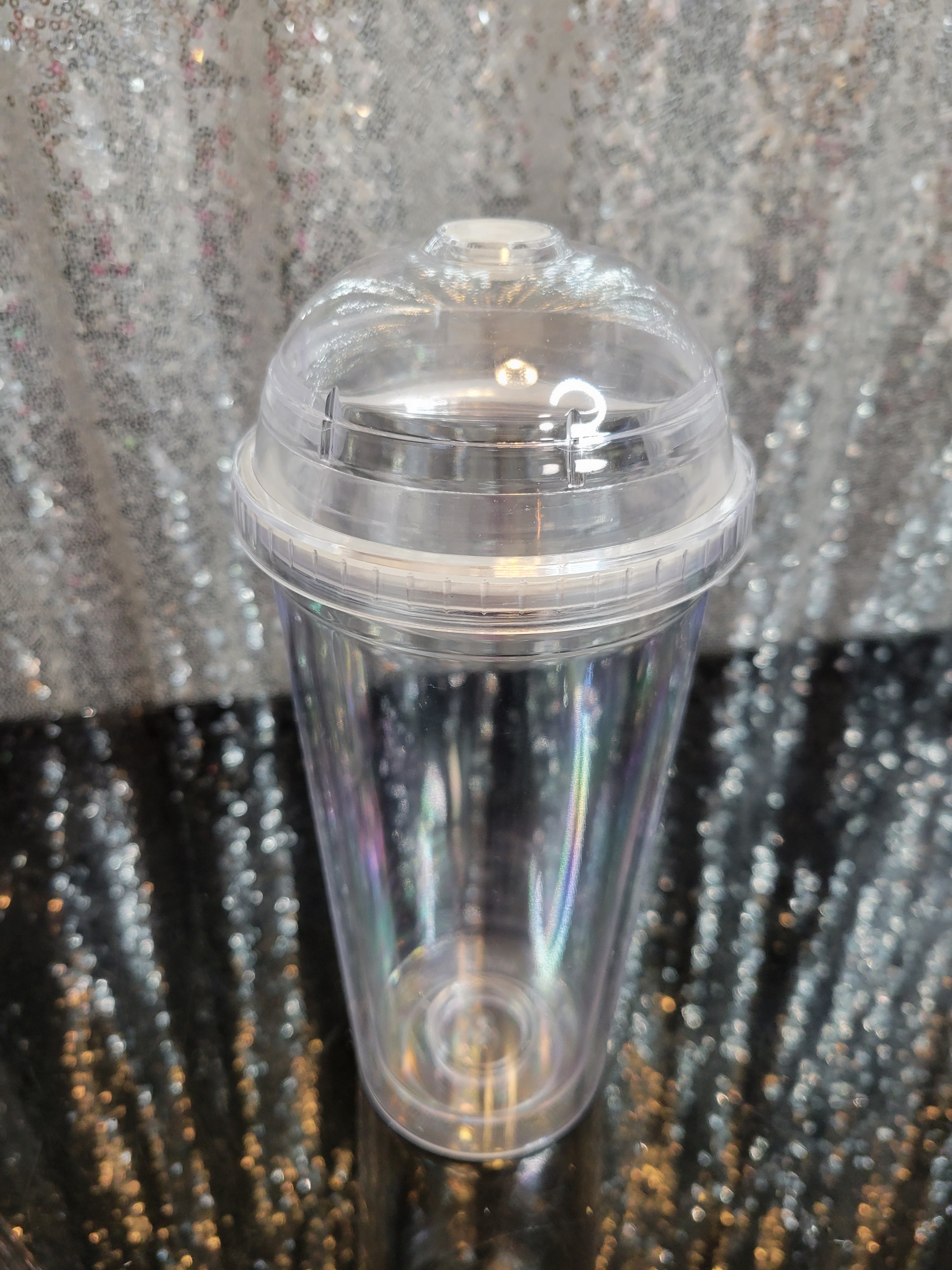 22OZ ACRYLIC TUMBLER W/ DOME LID